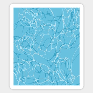 pattern water pool beach sea blue Sticker